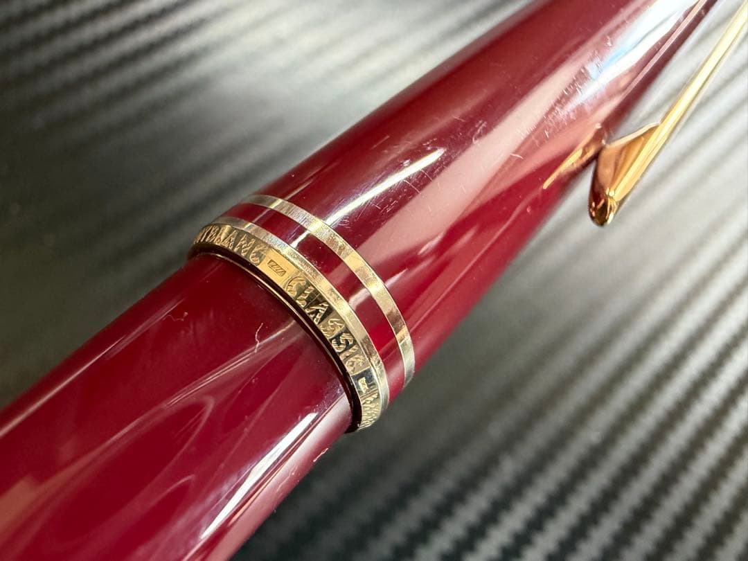 極美品 モンブラン クラシック ボルドー F 細字 万年筆 極美品