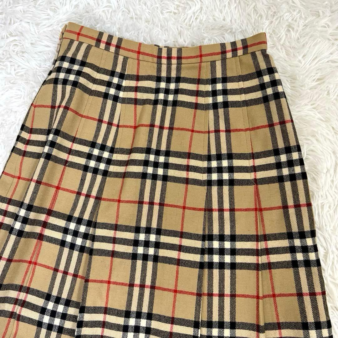 美品♡burberrys ヴィンテージ　ノバチェック プリーツスカート　膝下