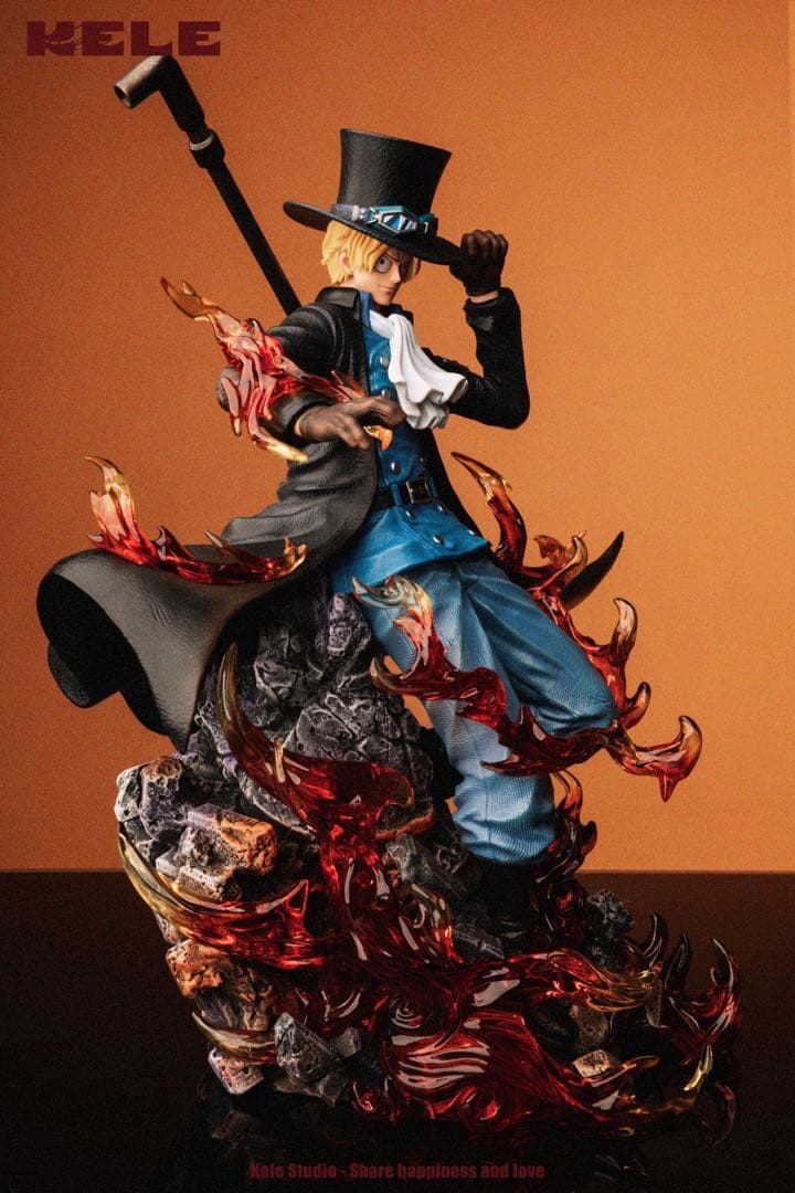 ONE PIECE ワンピース 革命軍 サボ ガレージキット フィギュア塗装済み