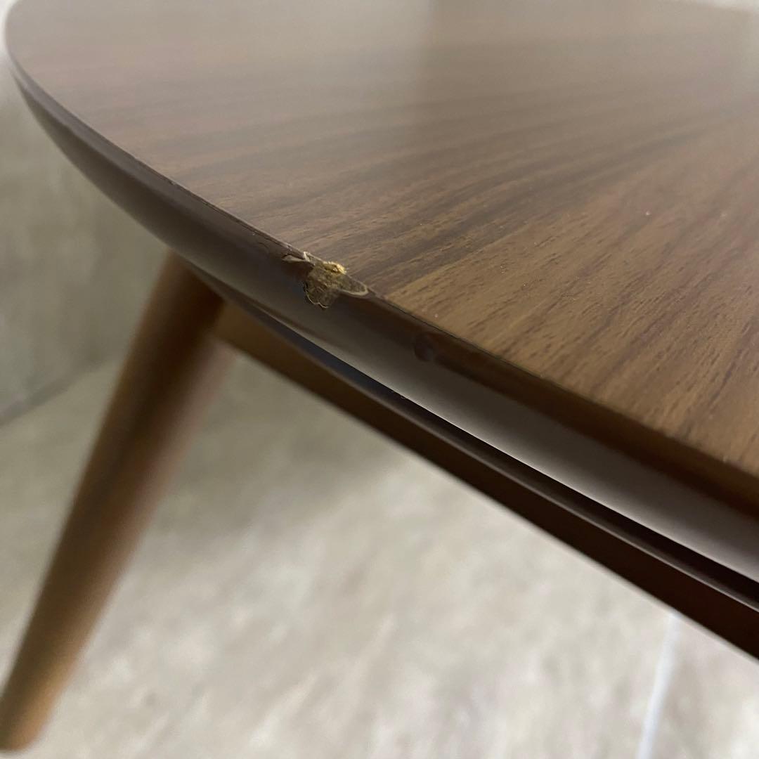 カジュアル コタツ カルミナ950WN 1人暮らし向き 折り畳み脚 炬燵 机