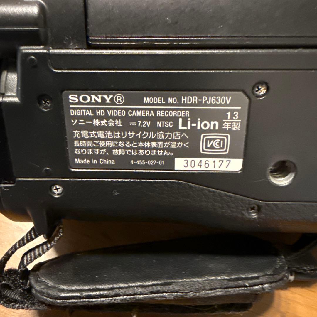 SONY HDR-PJ630V デジタルビデオカメラ