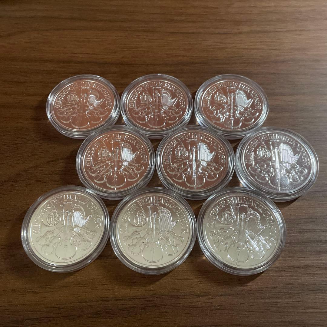 2013年 オーストリア「ウィーン・フィルハーモニー」1オンス 銀貨9枚