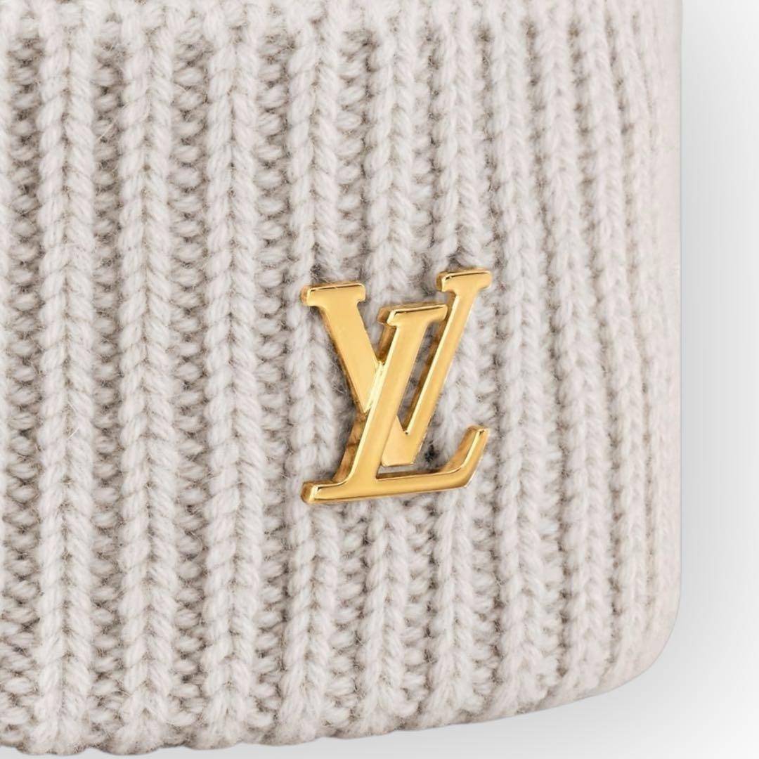 ヴィトン ボネ・LVボア カシミヤ ニットキャップ M78970 ビーニー LV