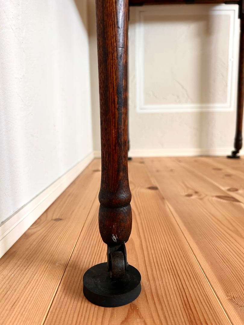 1940年代 フランスアンティーク古木ダイニングテーブル/木製机/作業台/デスク