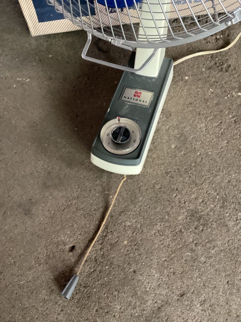 ナショナル　壁掛け扇風機 昭和レトロ　F-30TZ