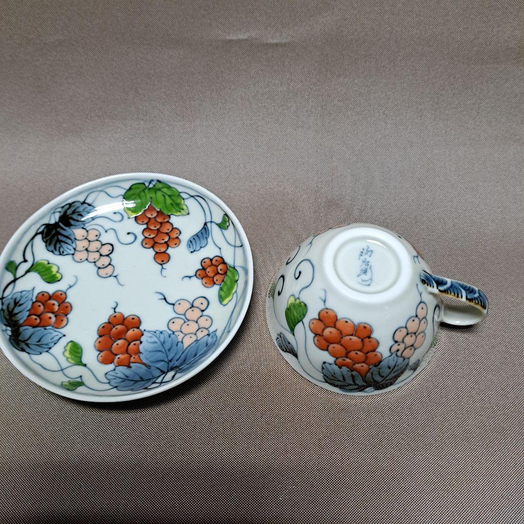 有田焼 福右衛門窯 カップ&ソーサー N 源右衛門 ティーカップ＆ソーサー4客