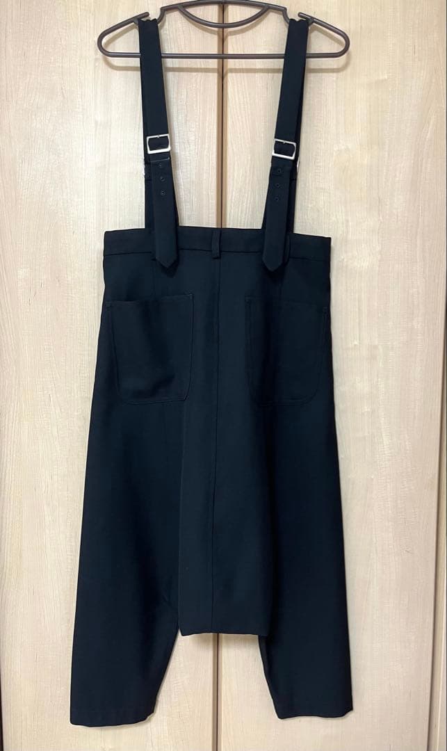 コムデギャルソンコムデギャルソン　吊りサルエルパンツ　ネイビー