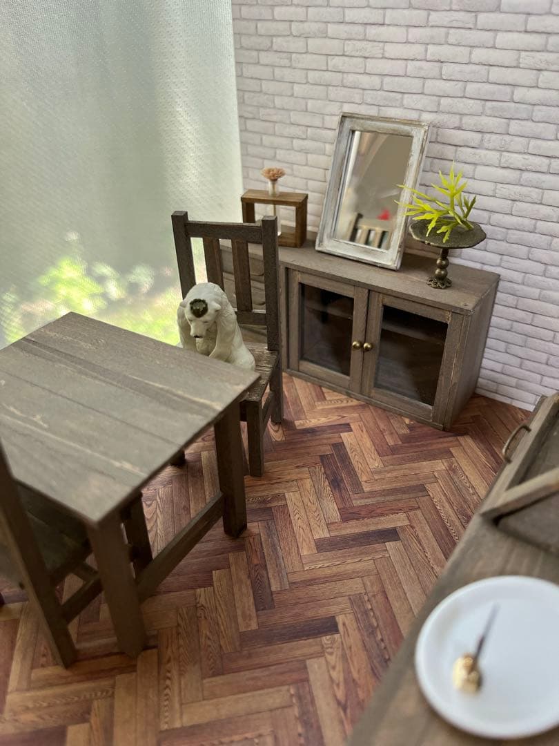 ✳︎no.397 ドールハウス用木製家具セット✳︎ シルバニア ミニチュア 家具