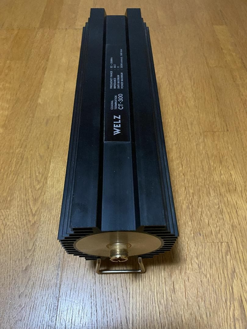 WELZ CT-300 1kWダミーロード 取説、箱付き