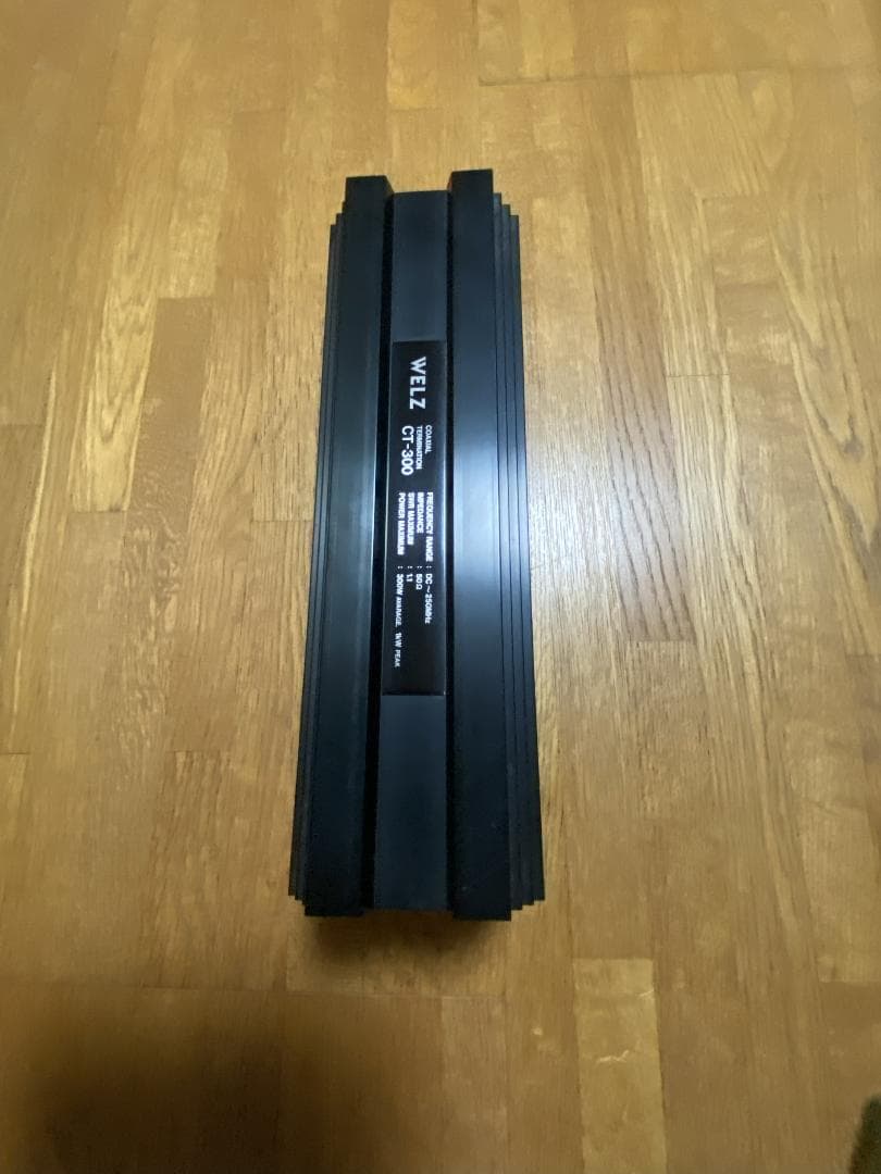 WELZ CT-300 1kWダミーロード 取説、箱付き