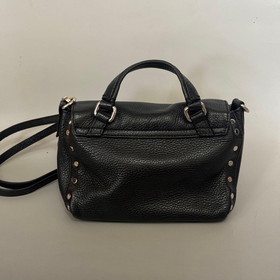 ZANELLATO】ザネラート　ポスティーナ　ベイビー　バッグ　ブラック