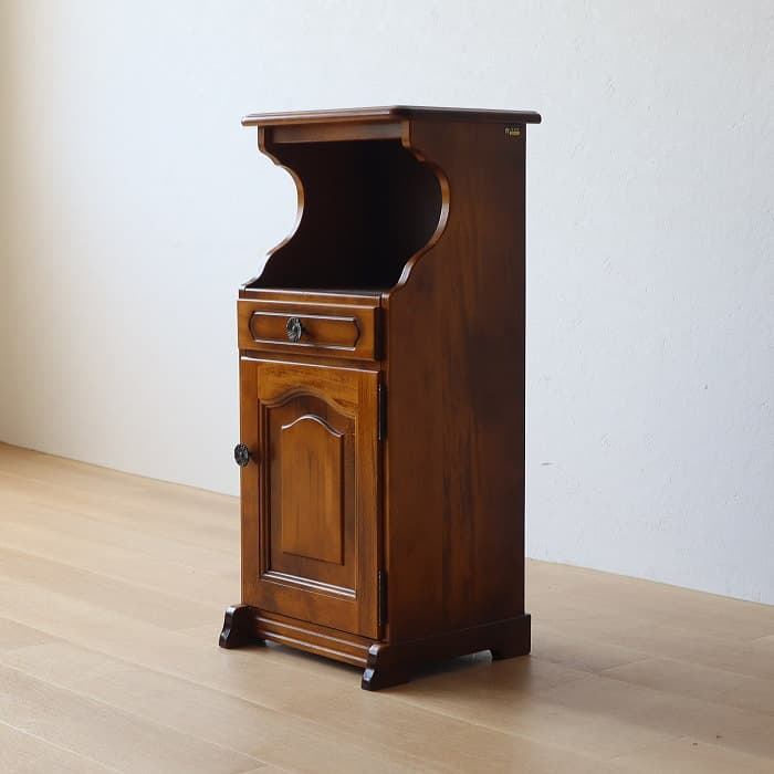 カリモク 電話台 花台 コロニアル レトロ ヴィンテージ ラック - メルカリ