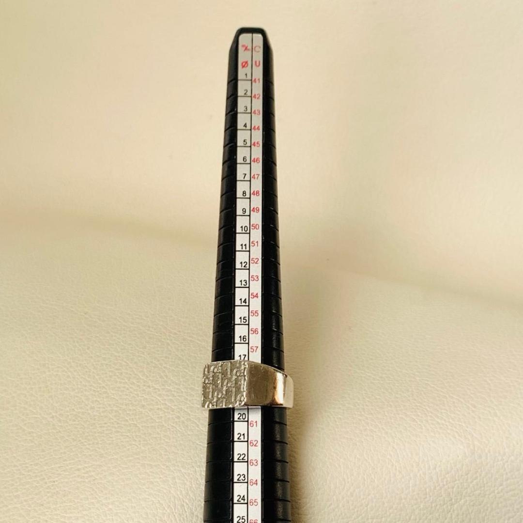 クリスチャンディオール オブリーク シグネット リング 指輪 925 19号
