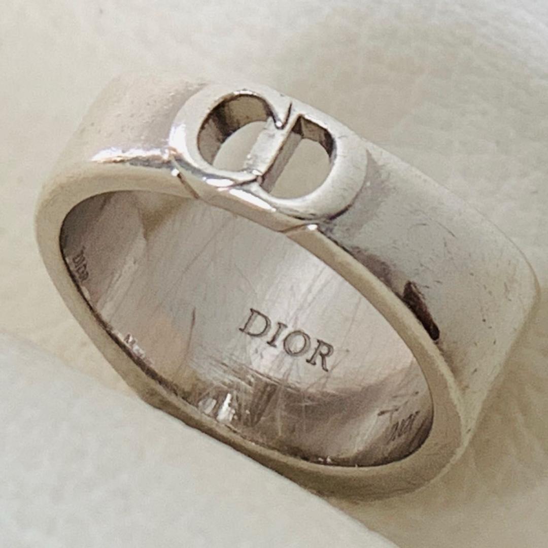 クリスチャンディオール オブリーク シグネット リング 指輪 925 19号