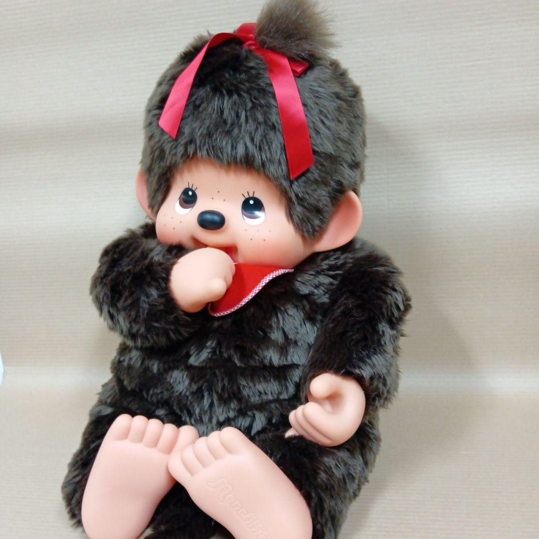 【超美品】R★プレミアムスタンダードモンチッチ2L 女の子 ぬいぐるみ ブラウン