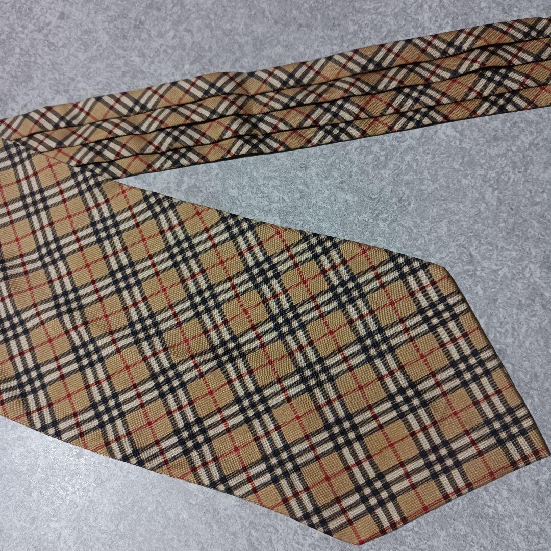 希少【Burberrys最高級ライン】バーバリーロンドン アスコットタイスカーフ
