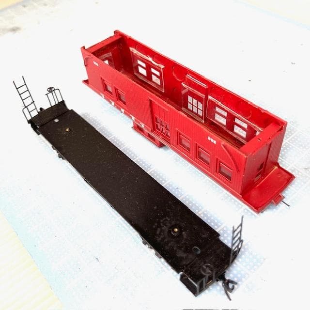SR&RL Long Caboose KIT 珊瑚模型製 HOn30(9㎜)