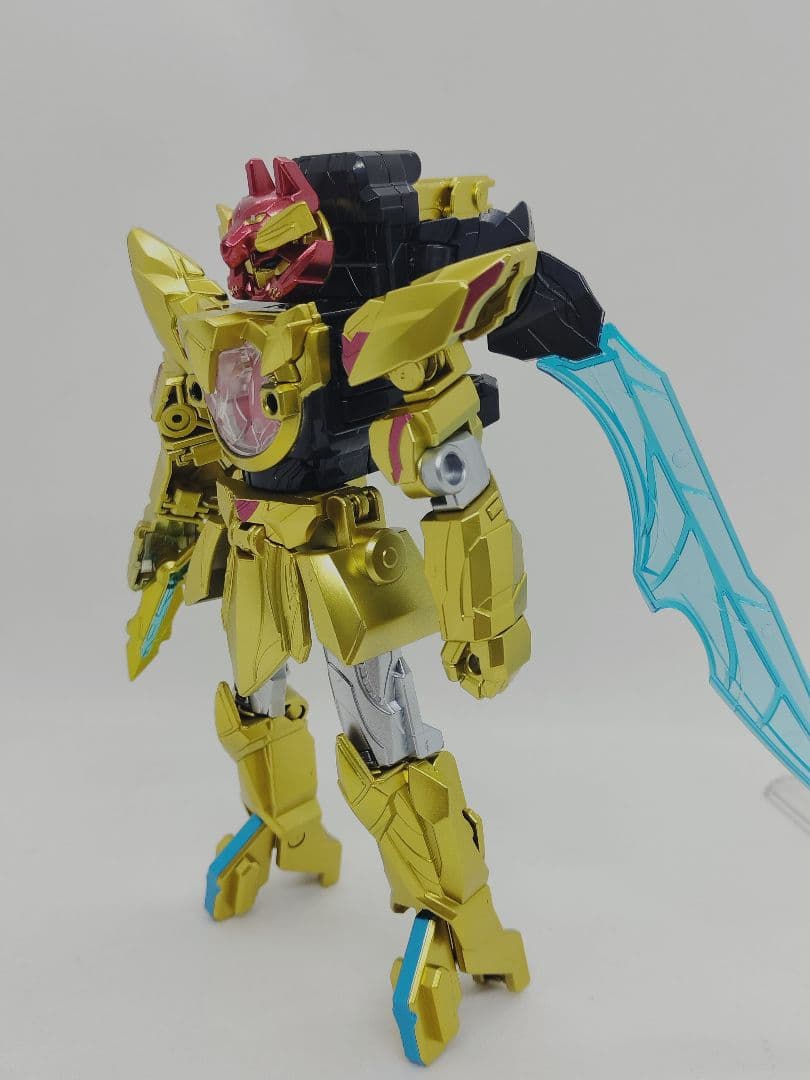 塗装完成品】ミニプラ ゴジュウジャー テガソードロボ テガソード
