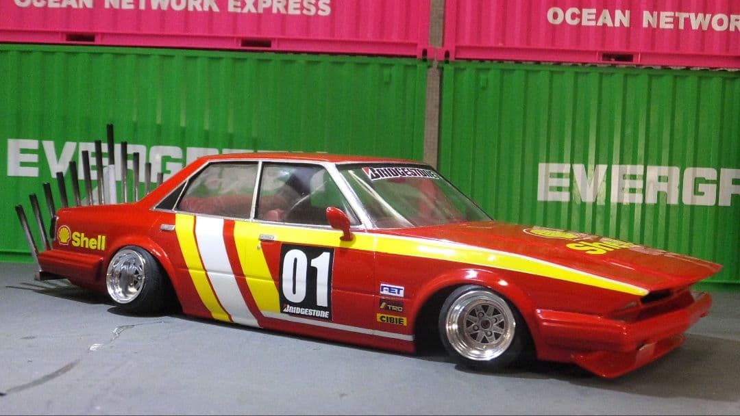 1/20 GX61　マークII ツインカム24 福岡仕様　道東仕様　ノンスリ