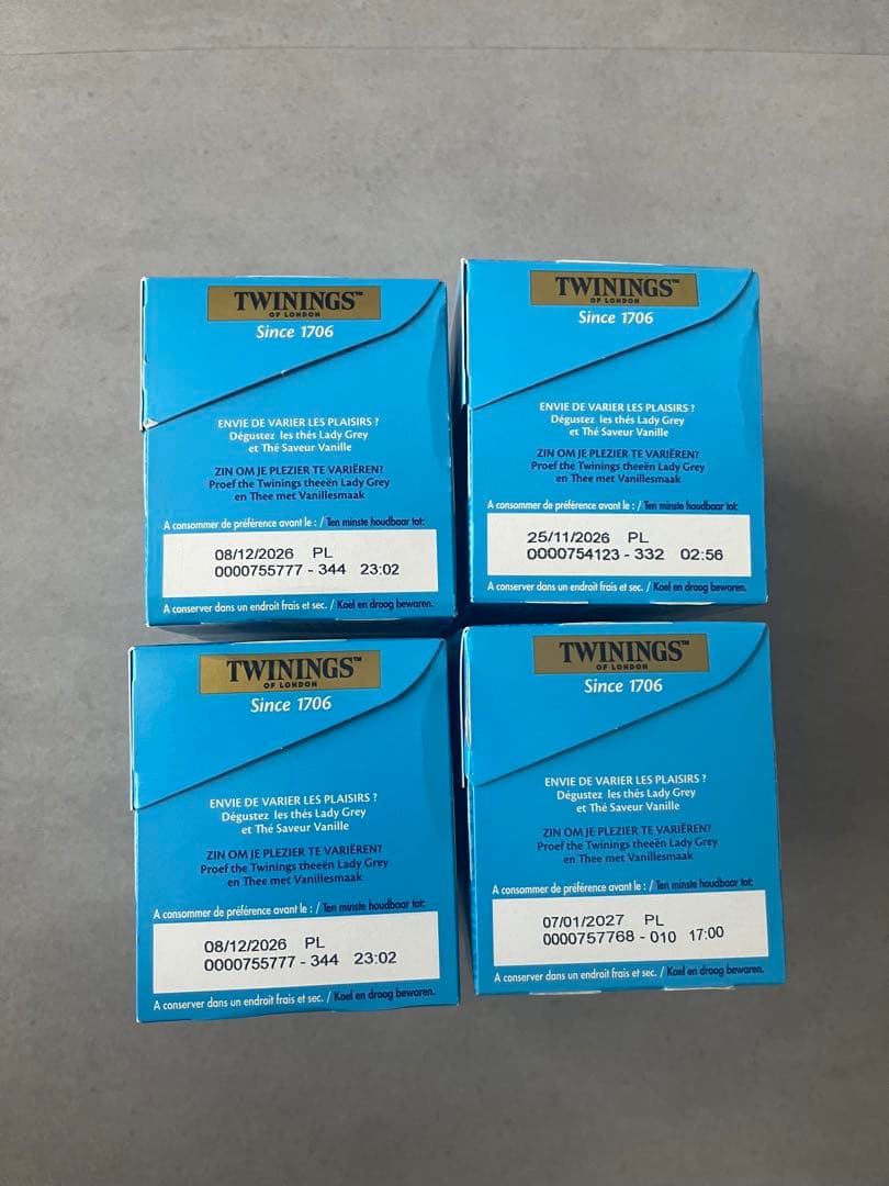 日本未発売 TWYNINGS Earl Grey 4箱セット フランス購入 - メルカリ