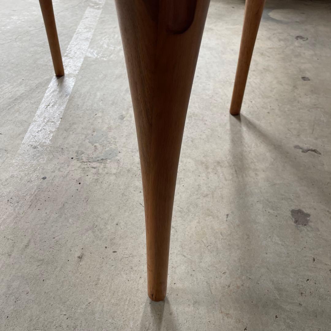 飛騨産業 キツツキ 侭 オーク材 北欧スタイル　ナチュラル円形ダイニングテーブル