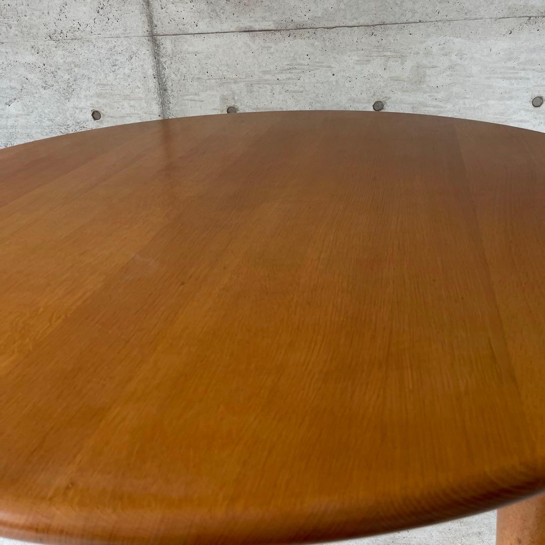 飛騨産業 キツツキ 侭 オーク材 北欧スタイル　ナチュラル円形ダイニングテーブル