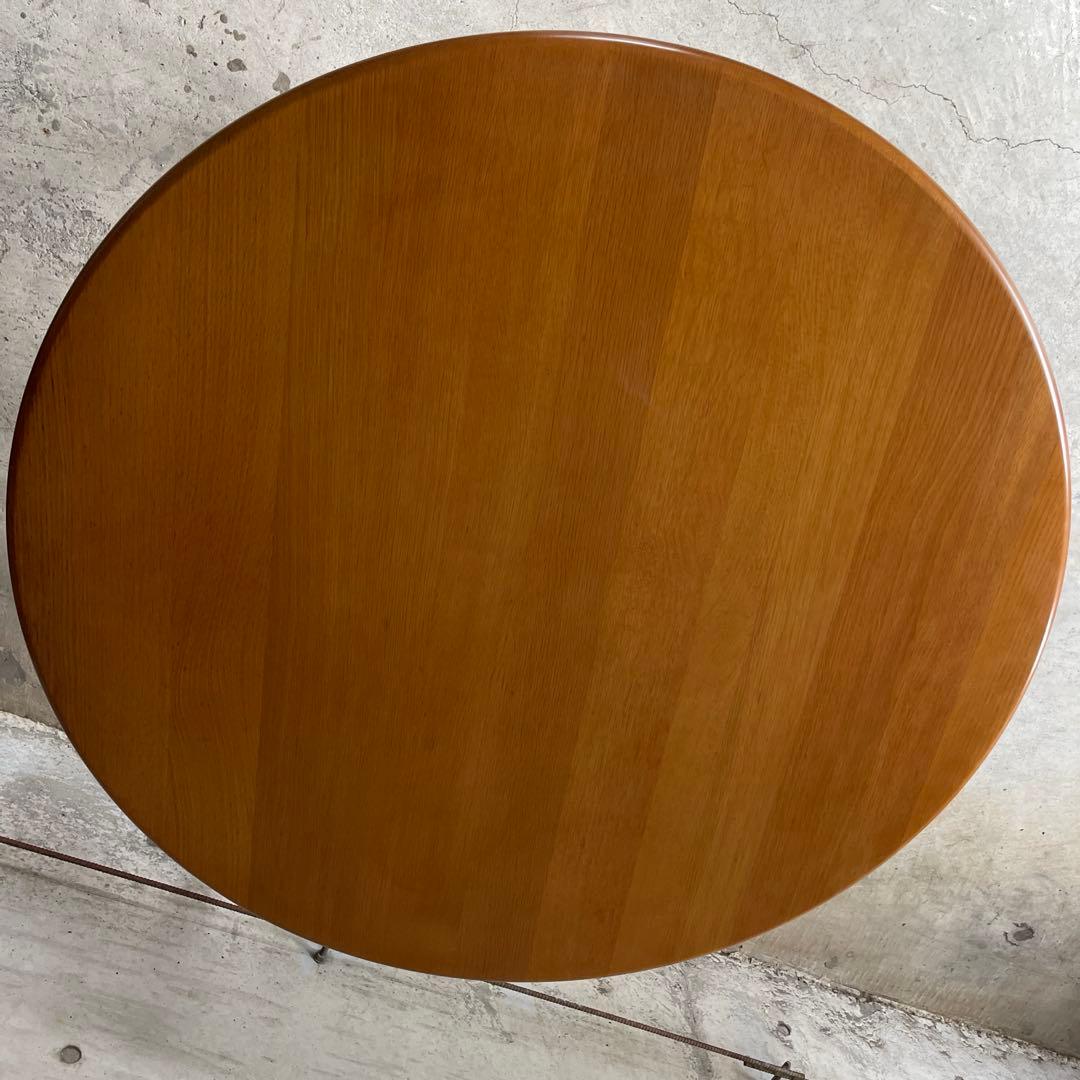 飛騨産業 キツツキ 侭 オーク材 北欧スタイル　ナチュラル円形ダイニングテーブル