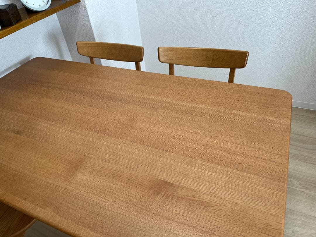 大阪府枚方市 大塚家具のオークテーブル