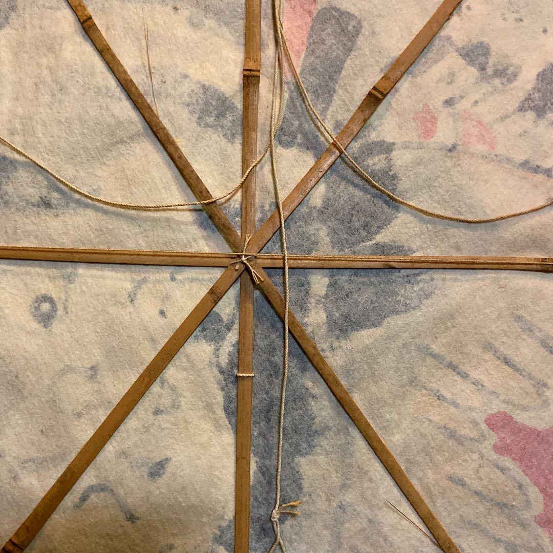 蔵出し!レトロ・アンティーク【　青森県　ねぶた絵　凧　】