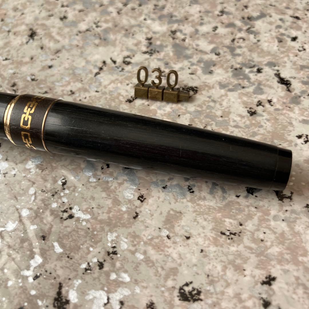 030 オーバーホール済み 万年筆 プラチナ プレイボーイ コラボ 18k