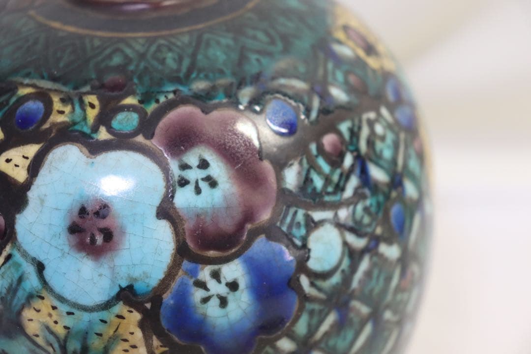 時代　九谷小壺　吉田屋　送料込み0227