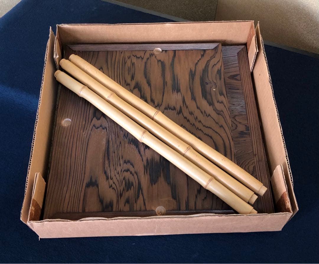 《R》茶道具 五行棚 組立式 元箱　251216お5