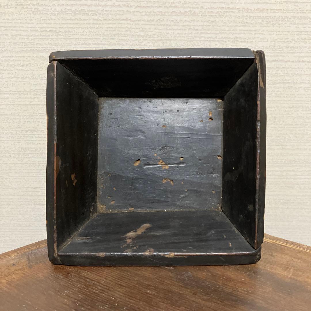 李朝朝鮮王朝時代祭祀の器木皿1点③ アンティーク韓国骨董古道具