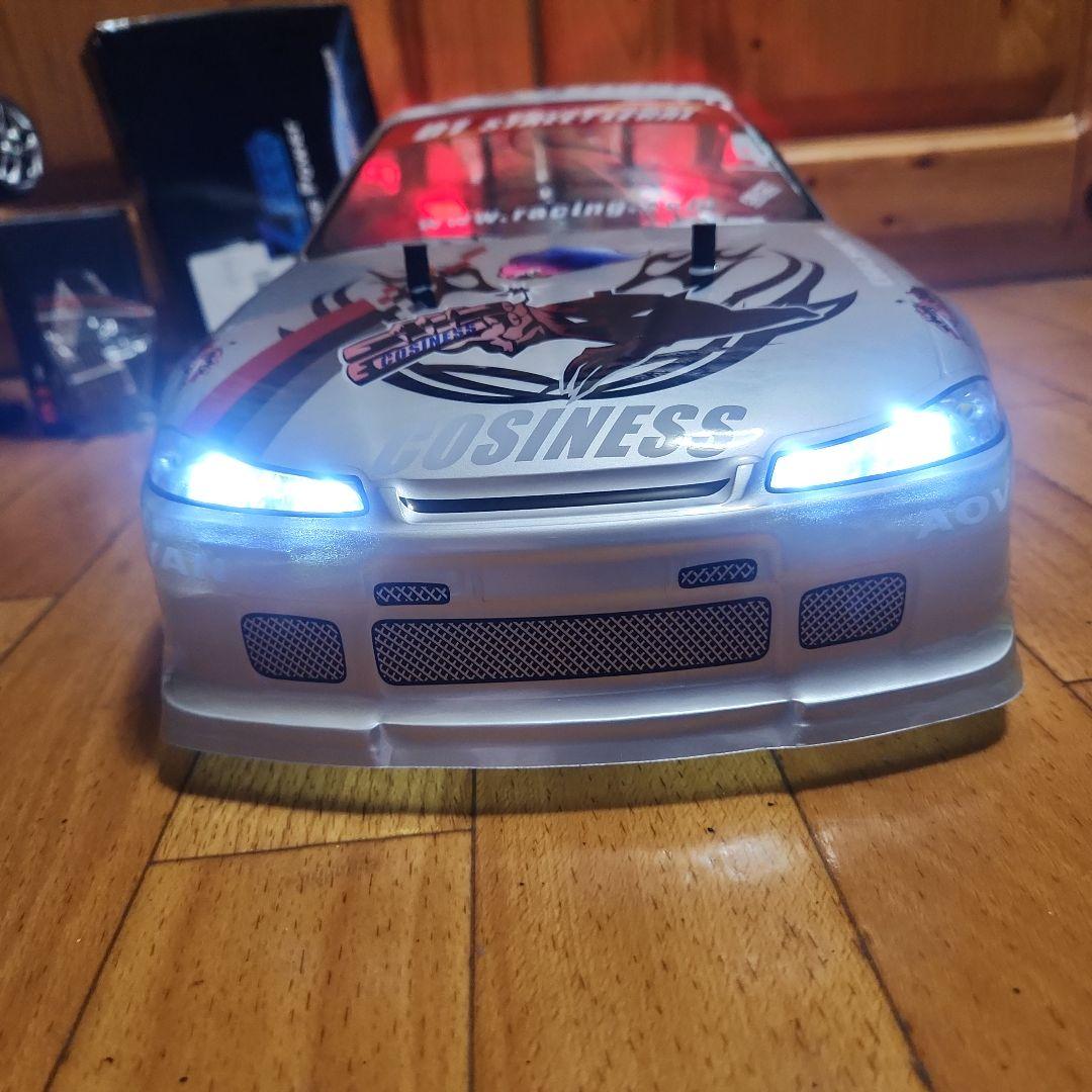 タミヤ ドリフト ラジコン フルセット　TT01　シルビア　ボディ　　　tt02