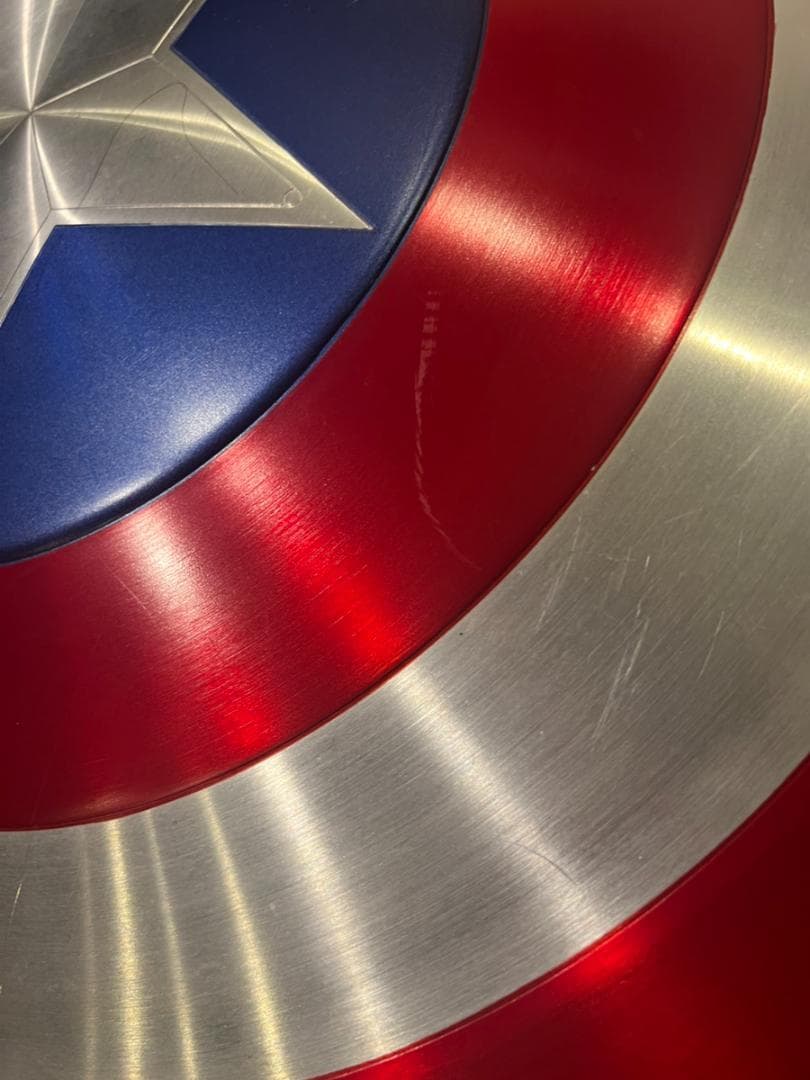 海外製作　実寸　1/1　マーベル　キャプテンアメリカ シールド 金属製