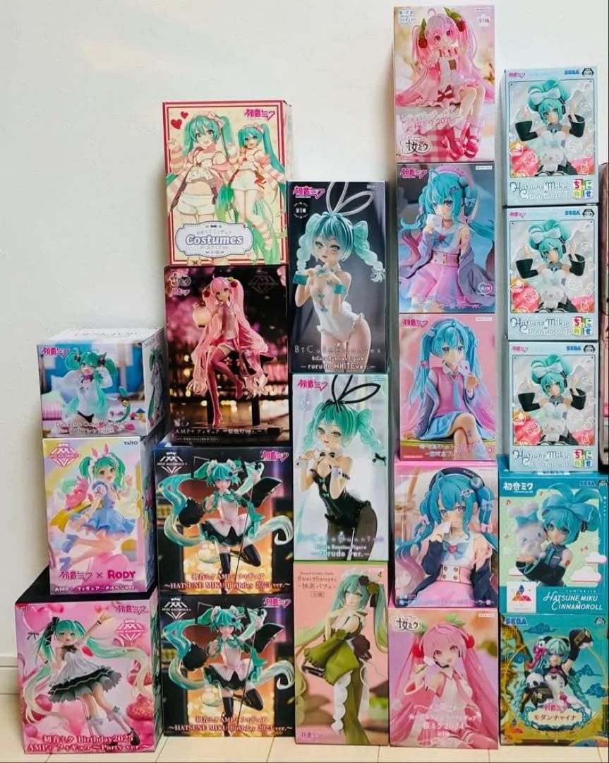 初音ミク アミューズメントフィギュア 24点まとめ売り プライズ