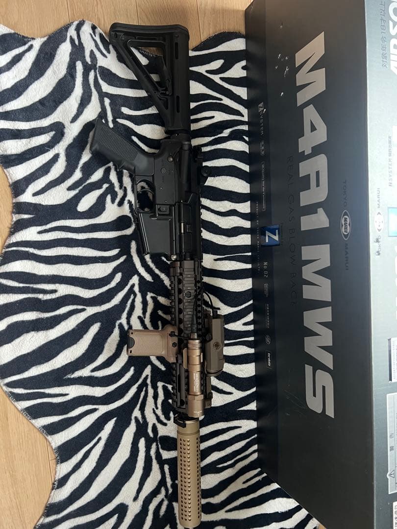 東京マルイ MWS MK18カスタム 実パーツorマガジン付き