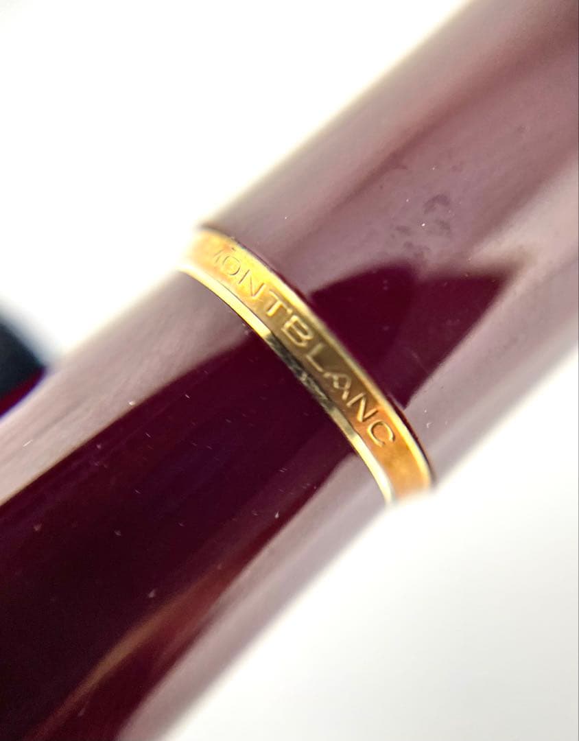 モンブラン 万年筆 ボルドー ペン先刻印無し 箱付