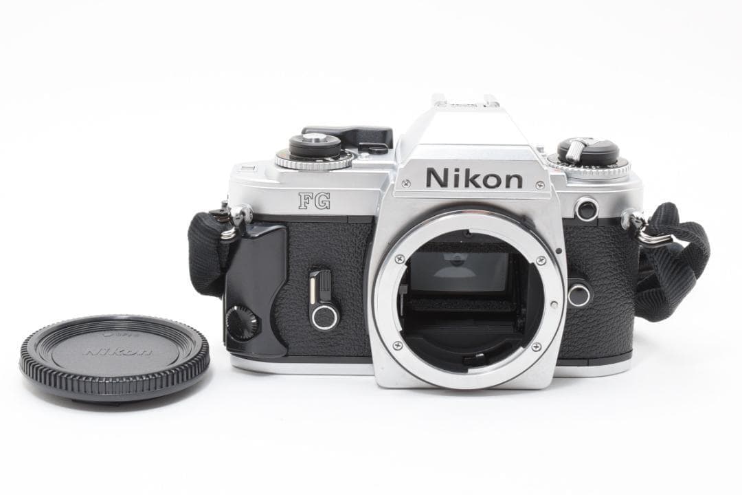超美品 NIKON FG シルバー フィルムカメラ モルト新品交換済 M835 超美品 NIKON FG シルバー フィルムカメラ モルト新品交換済 M835