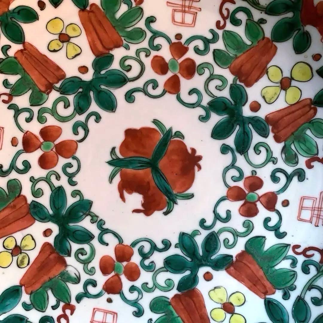 釜定蝋印あり】稀少 中国骨董 古美術 明〜清朝 手書き皿 - メルカリ