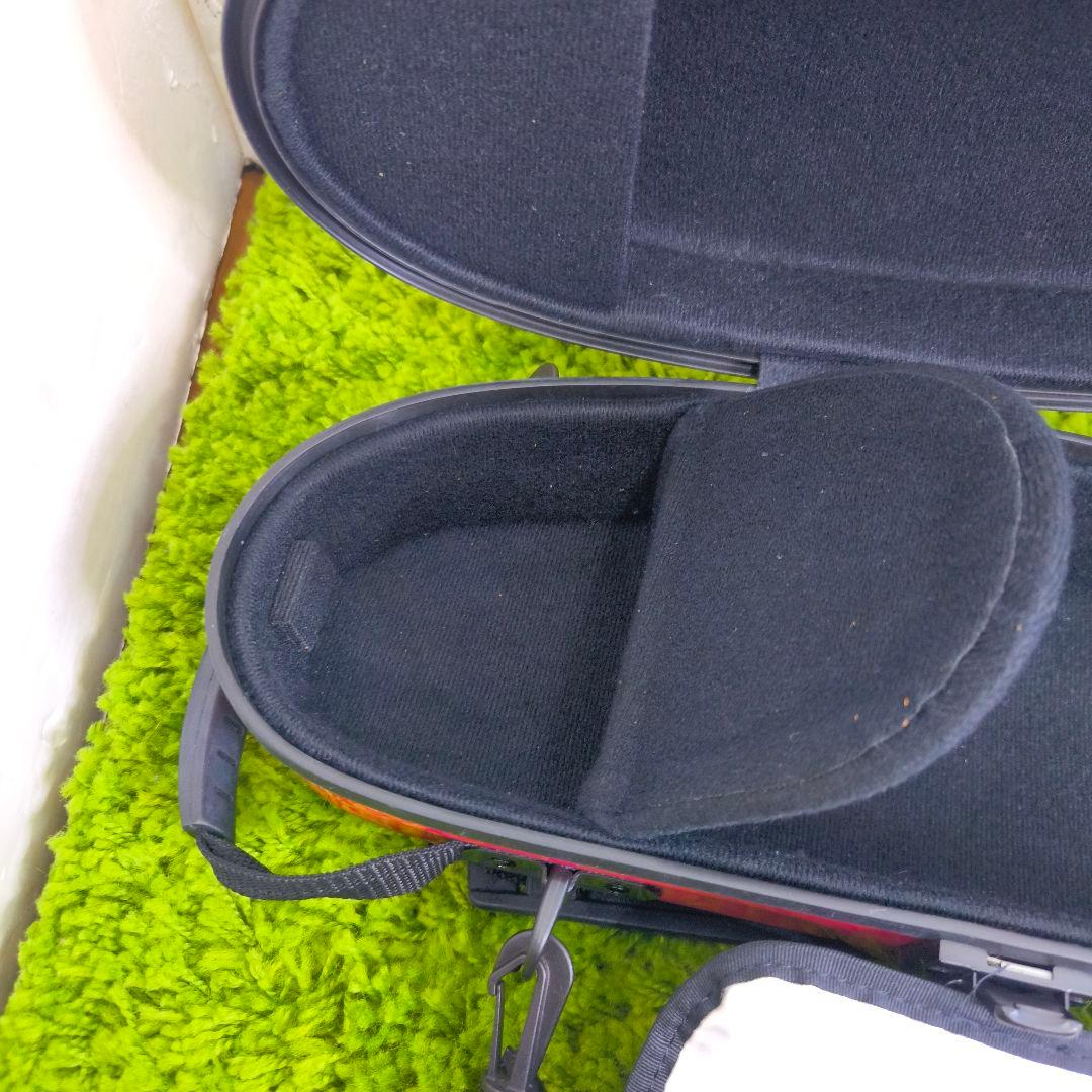 東洋楽器　プリュームファイバーケース プラチナワイン バイオリンケース