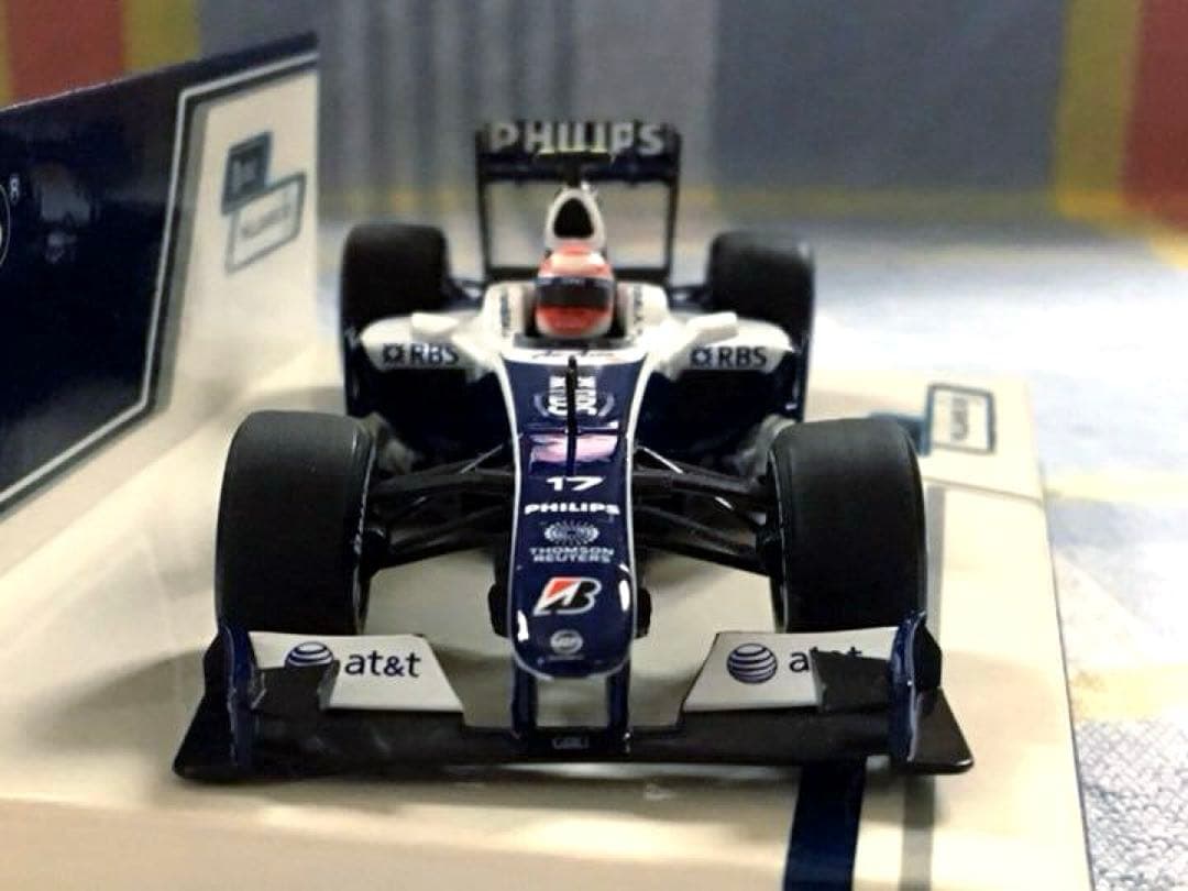 ミニチャンプス 1/43 ウィリアムズ・トヨタ FW31 中嶋一貴