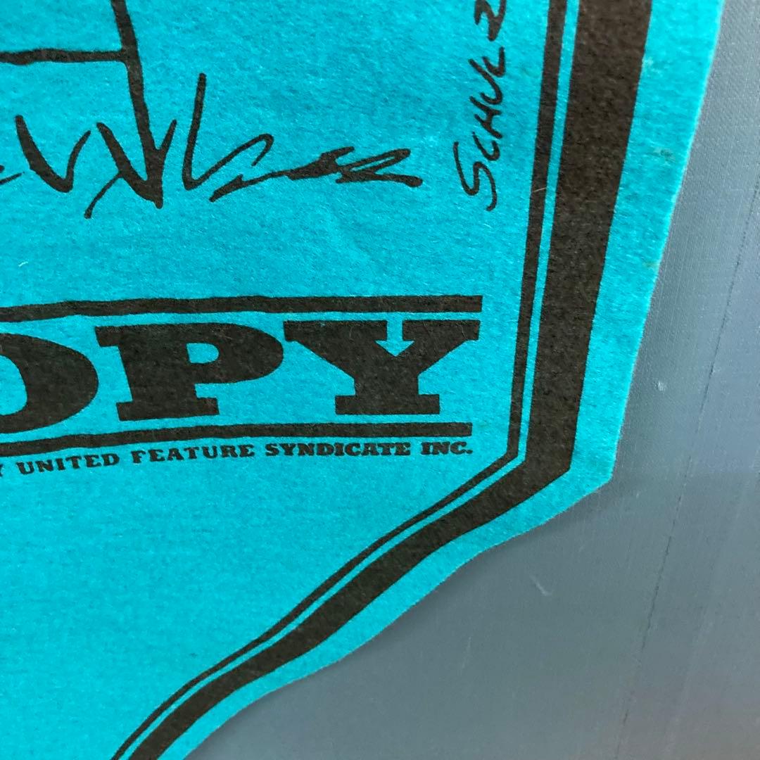 USAヴィンテージ60's スヌーピー フェルトバナーペナント レッドバロン