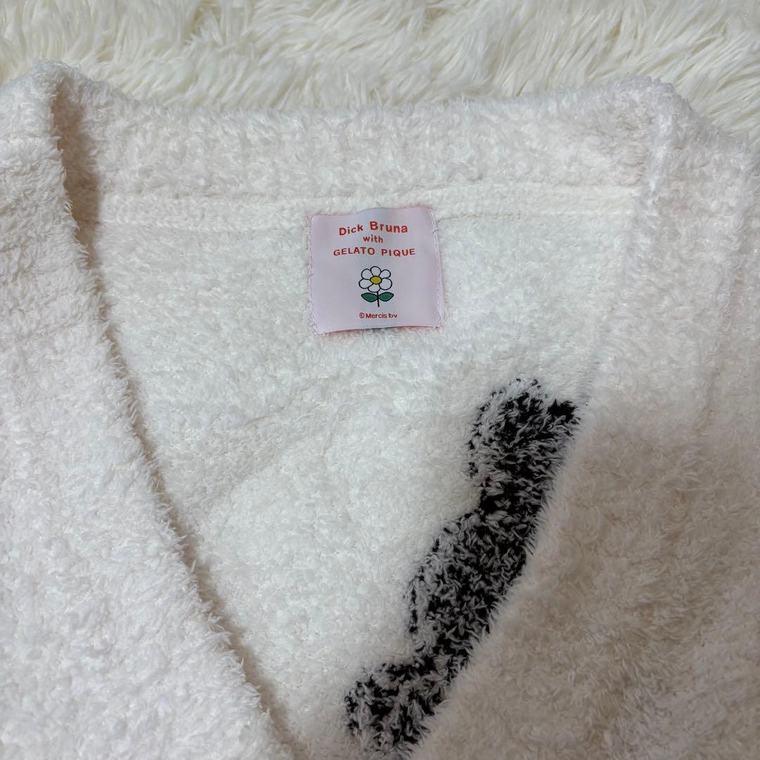 ジェラートピケ ミッフィー カーディガン クリーム M-Lサイズ