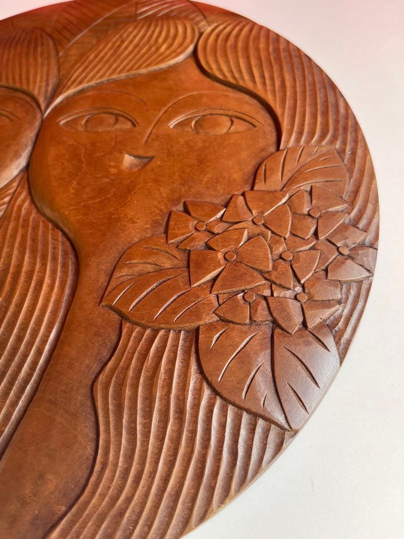 日光彫 アートパネル 迎清臣 民芸 工芸 昭和レトロ 迎刀 ジャパニーズ