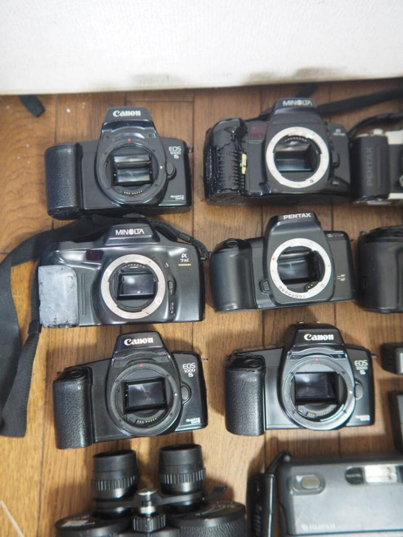 送料無料】☆ ジャンク カメラ・レンズ・ストロボ 多数まとめて /163