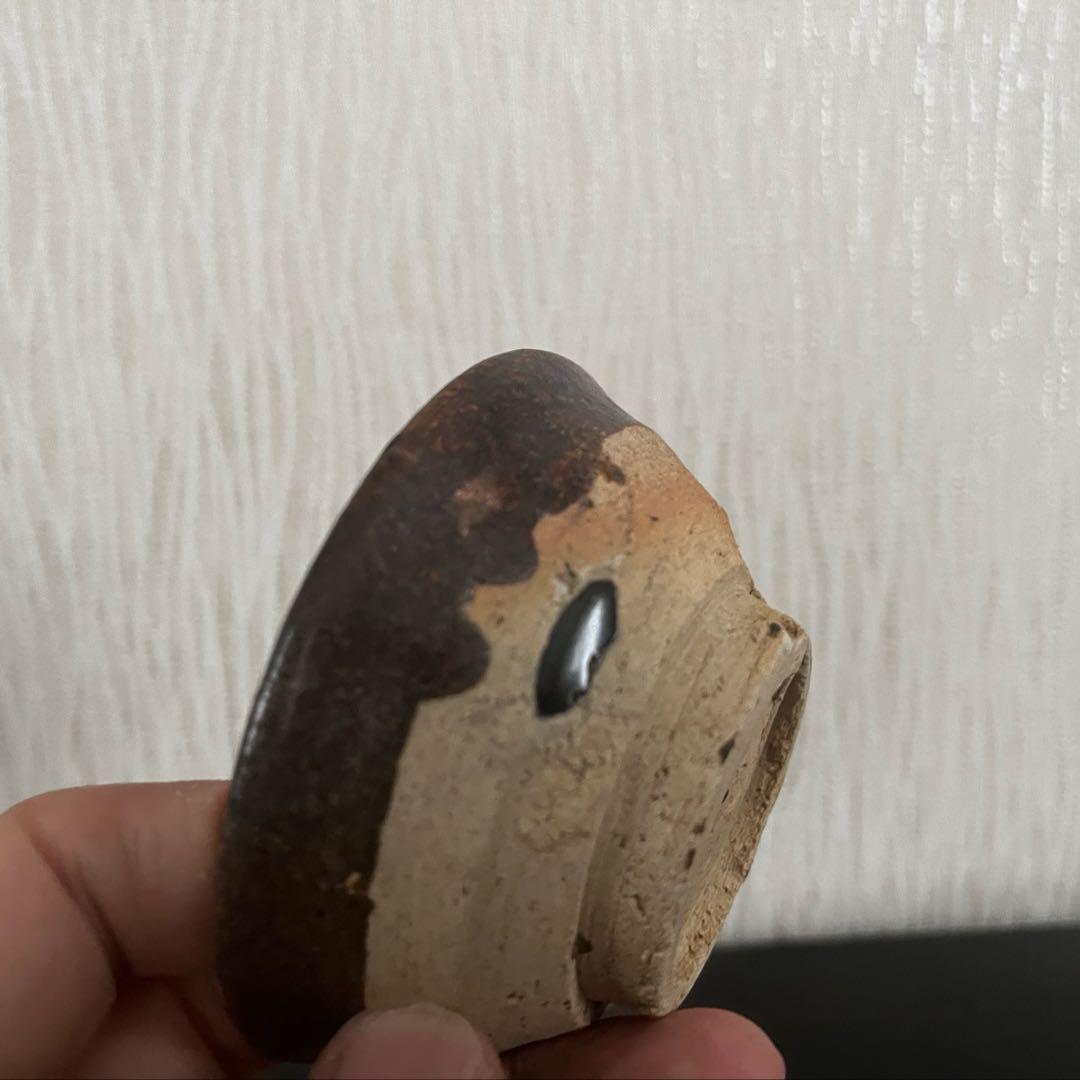 美濃鉄釉盃 江戸時代