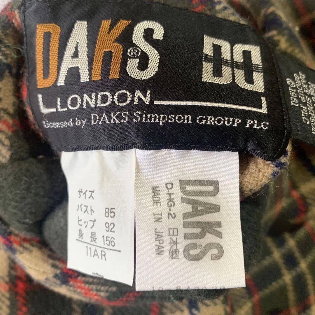 ☆DAKS 一枚仕立てリバーシブルモスグリーンコート L〜LLサイズ