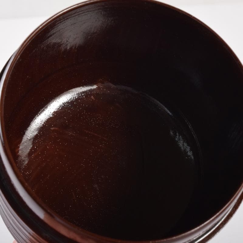 茶道具　漆塗　千筋　棗　時代箱付　V　7109