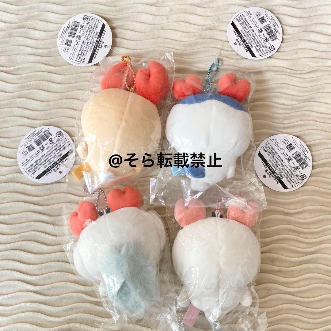 正規品４個set ちいかわ ハチワレ うさぎ モモンガ カニなマスコット